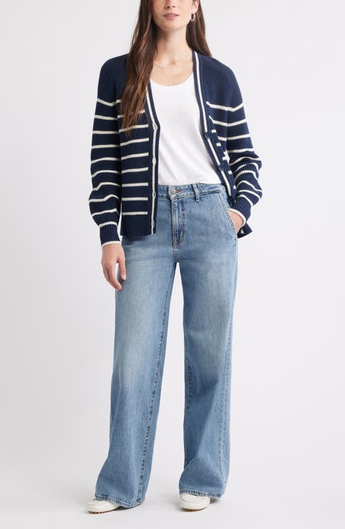 Caslonr Caslon(r) Shaker Stitch Short Cardigan
