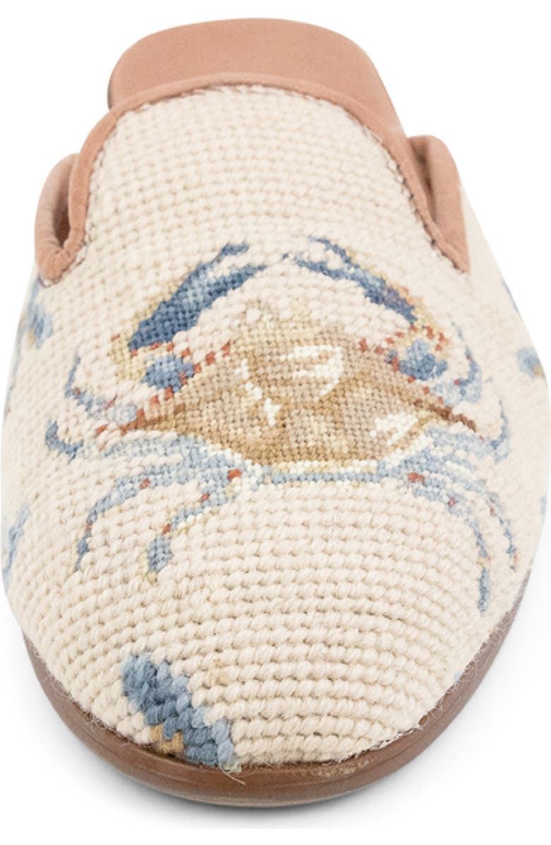 ByPaige Needlepoint Crab Mule, Alternate, color,