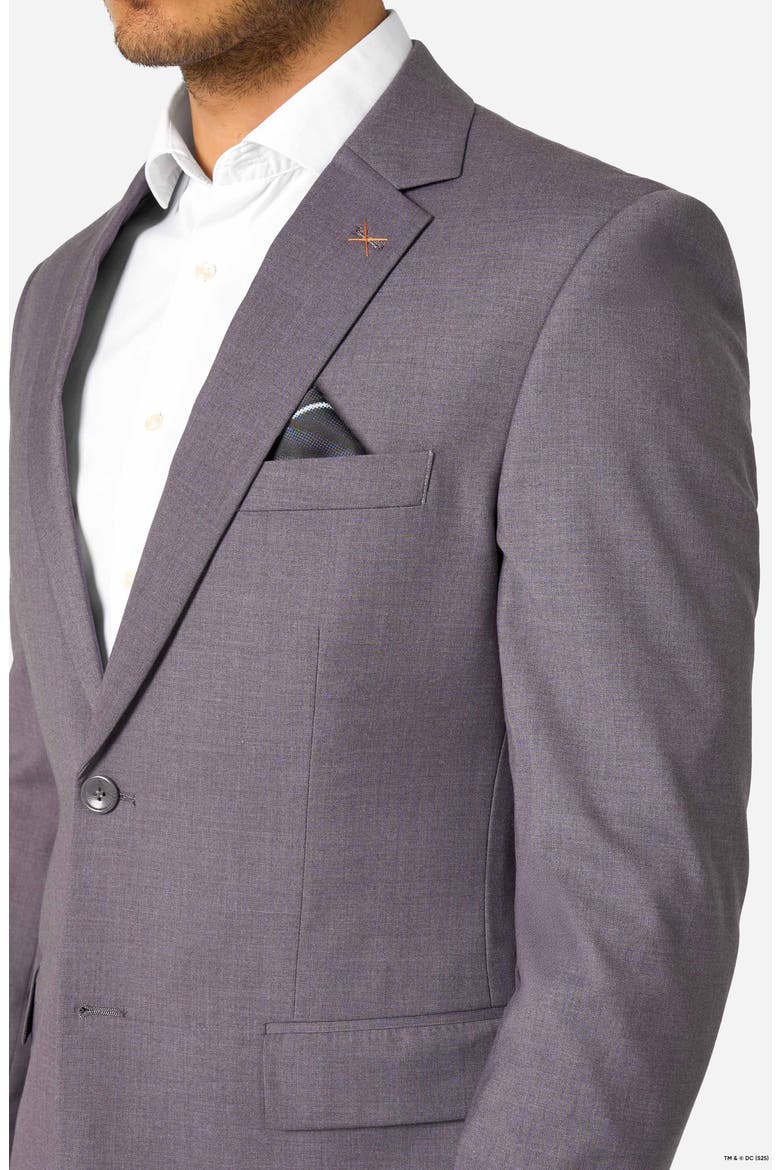 x Batman Daily Slim Fit Grey Stretch Sport Coat, Alternate, color, GREY