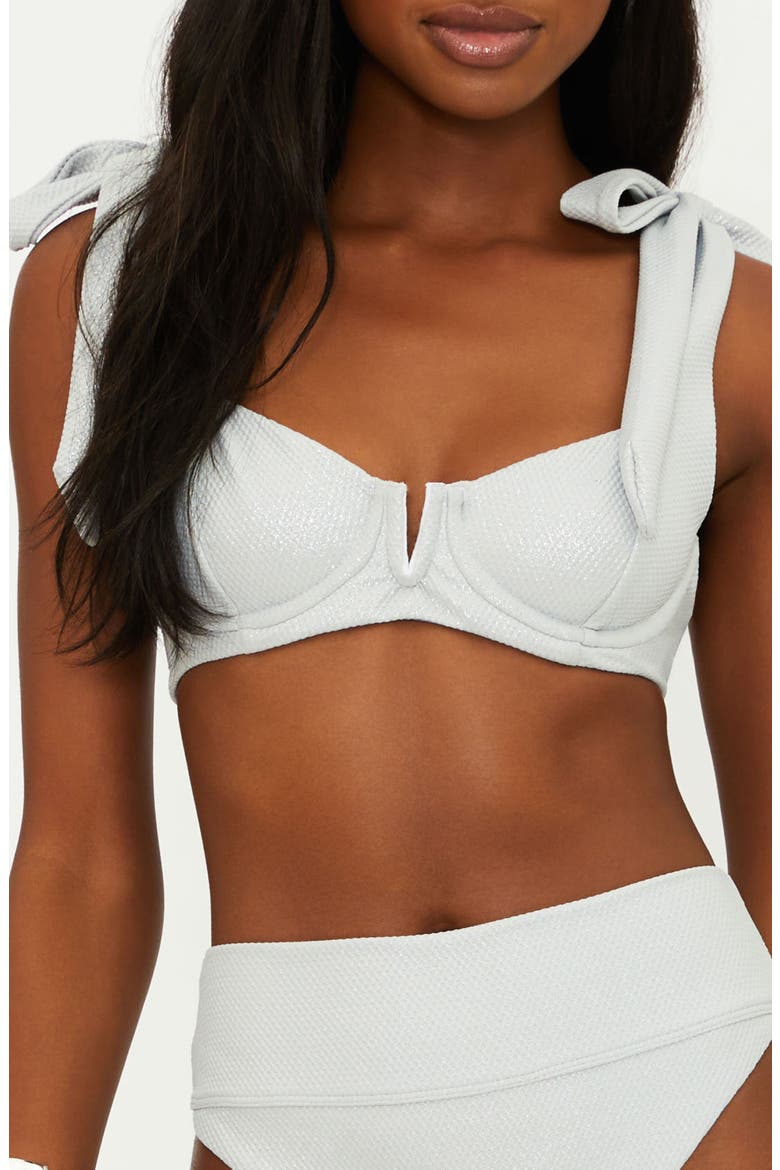 Blair Underwire Bikini Top, Main, color, SILVER SHINE