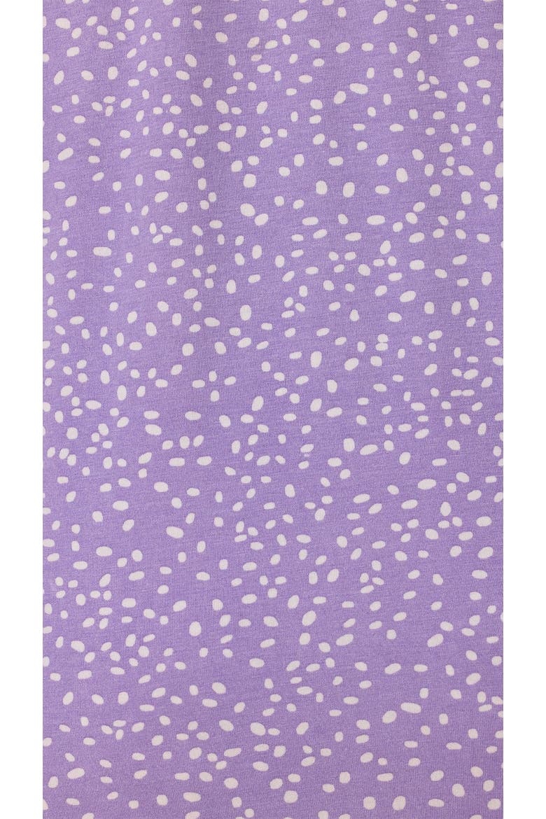 Pima Knit Long-Sleeved Pajama, Alternate, color, Confetti Dot Lilac