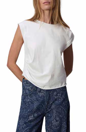 rag & bone Mica Gathered Muscle Tee