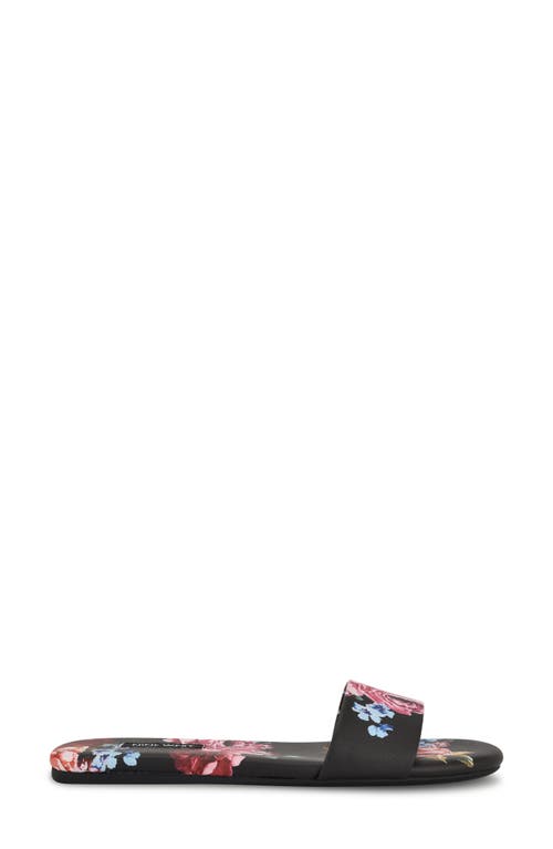 Shop Nine West Lolipop Slide Sandal In Black
