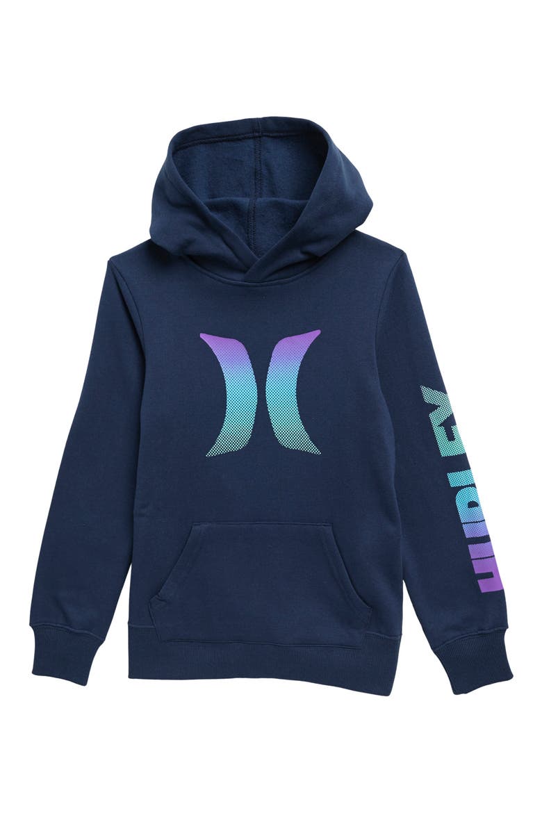 Kids' Fleece Pullover Hoodie, Main, color, BCANIGHT F