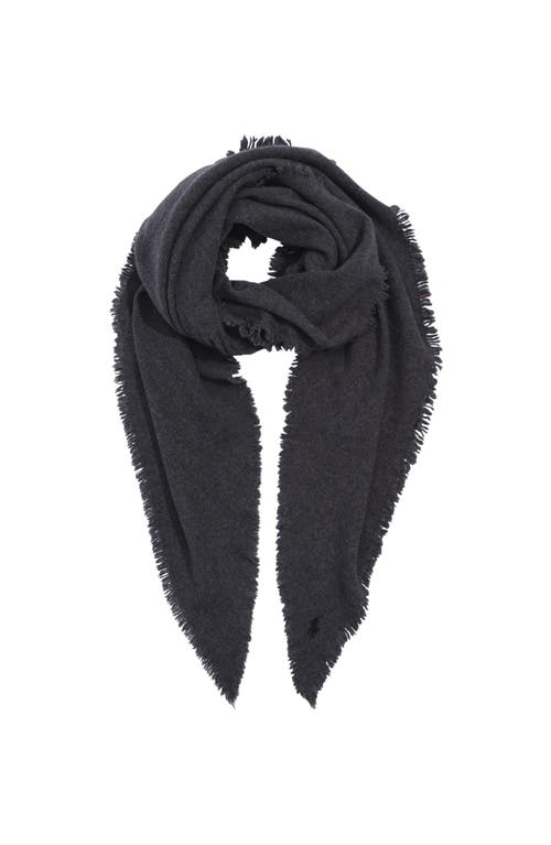 Polo Ralph Lauren Woven Triangle Wrap In Gray