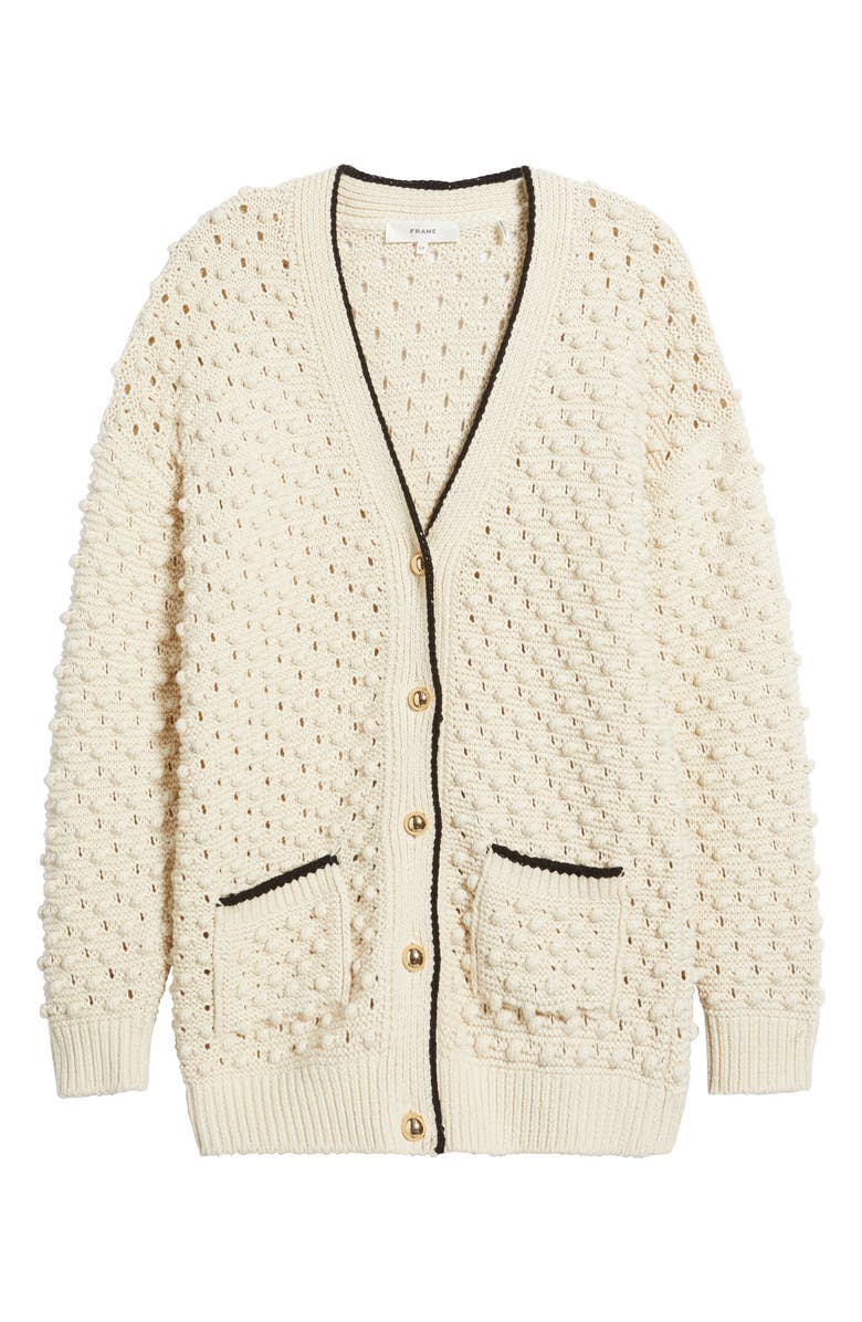 FRAME The Bauble Cotton Cardigan, Alternate, color, 