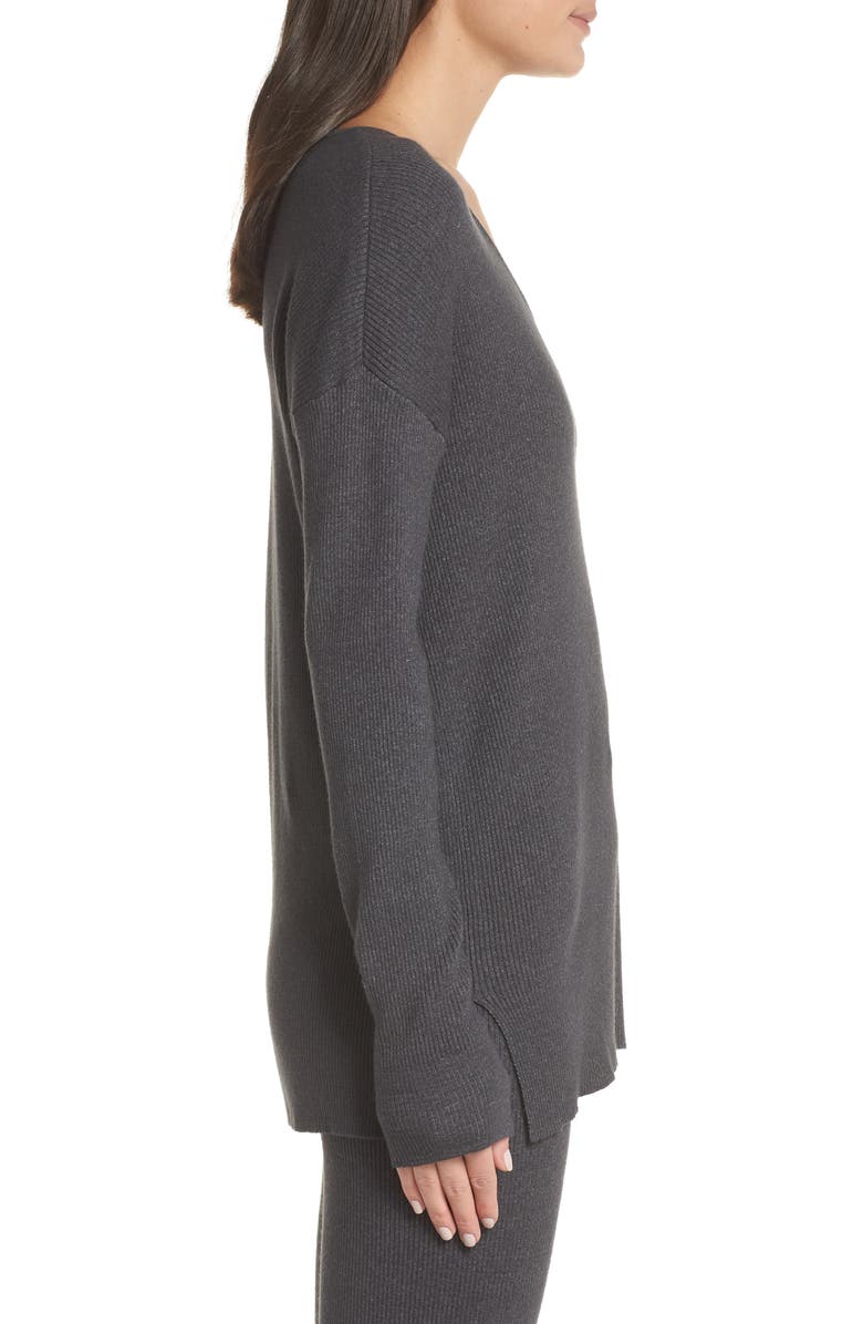 Something Navy Rib Knit Pullover, Alternate, color, 