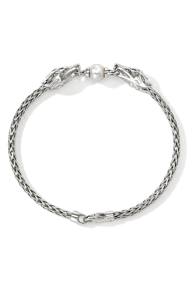 John Hardy Naga Bracelet, Alternate, color, Silver