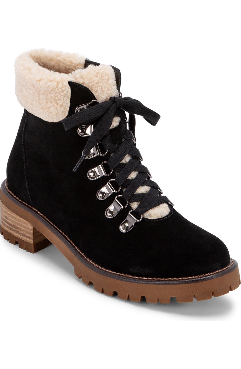 Blondo Melissa Faux Shearling Cuff Waterproof Boot, Main, color,