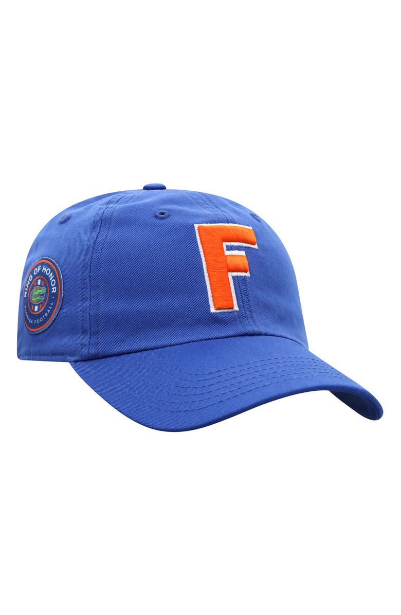 TOP OF THE WORLD Men's Top of the World Jack Youngblood Royal Florida Gators Ring of Honor Adjustable Hat, Main, color, 