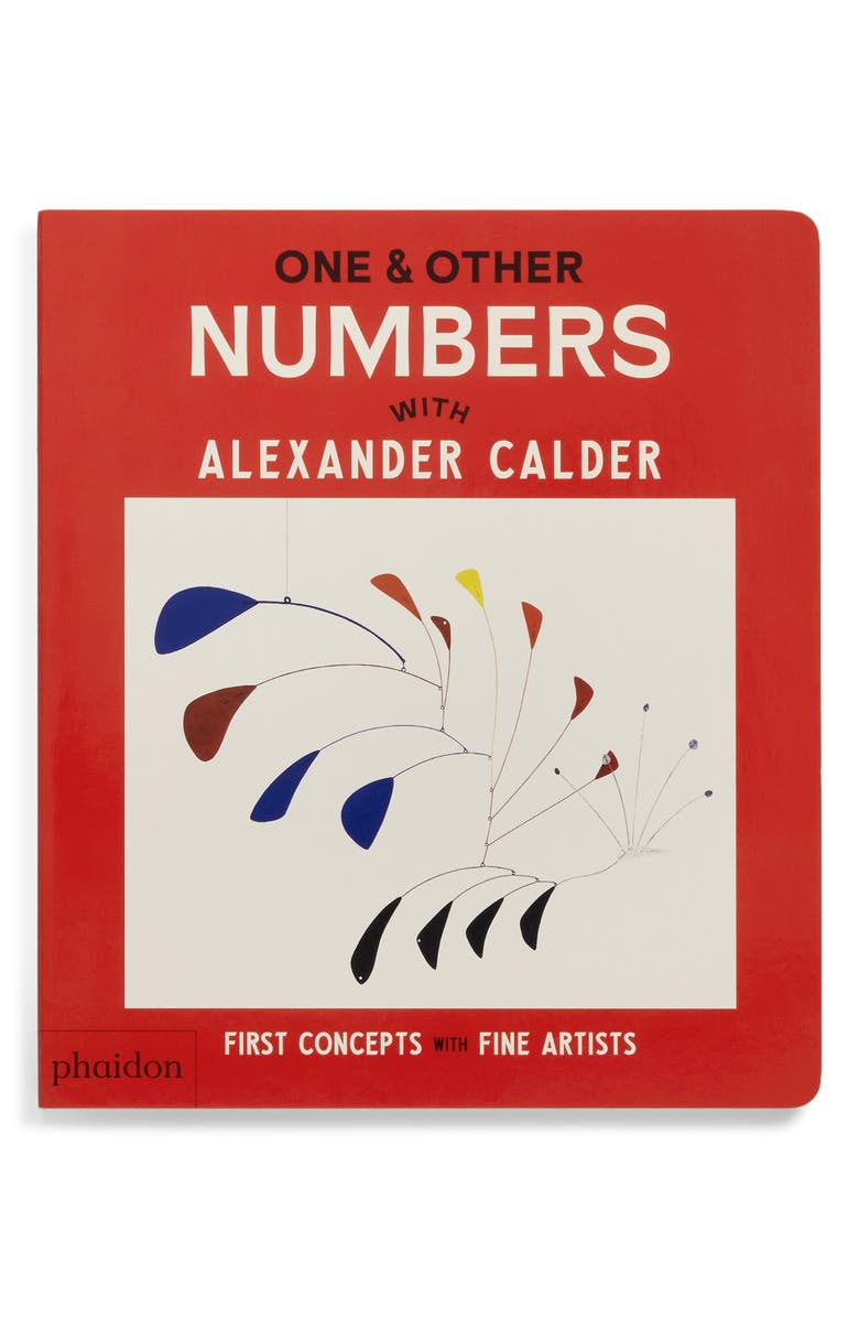 Phaidon Press 'One & Other Numbers: with Alexander Calder' Board Book, Alternate, color, Red Multi