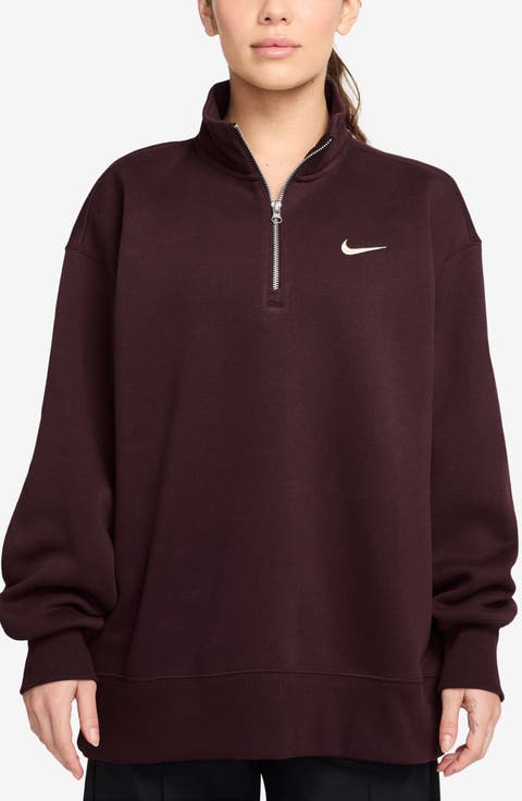 Sportswear Phoenix Oversize Fleece Quarter Zip Top