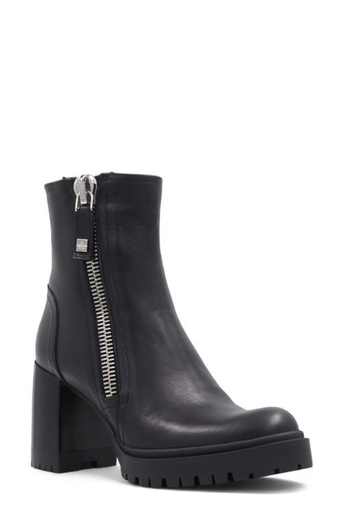 Aquatalia Emma Water Resistant Platform Bootie In Black
