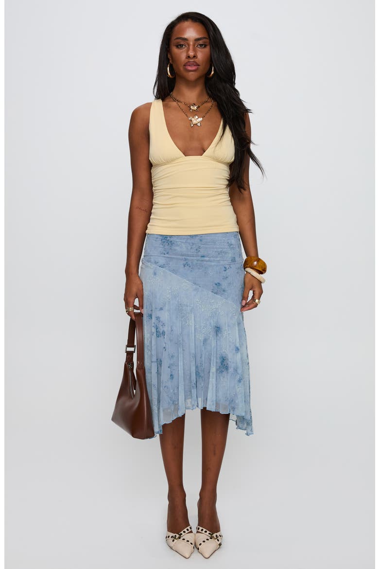 Sublime Ruched Top, Alternate, color, YELLOW