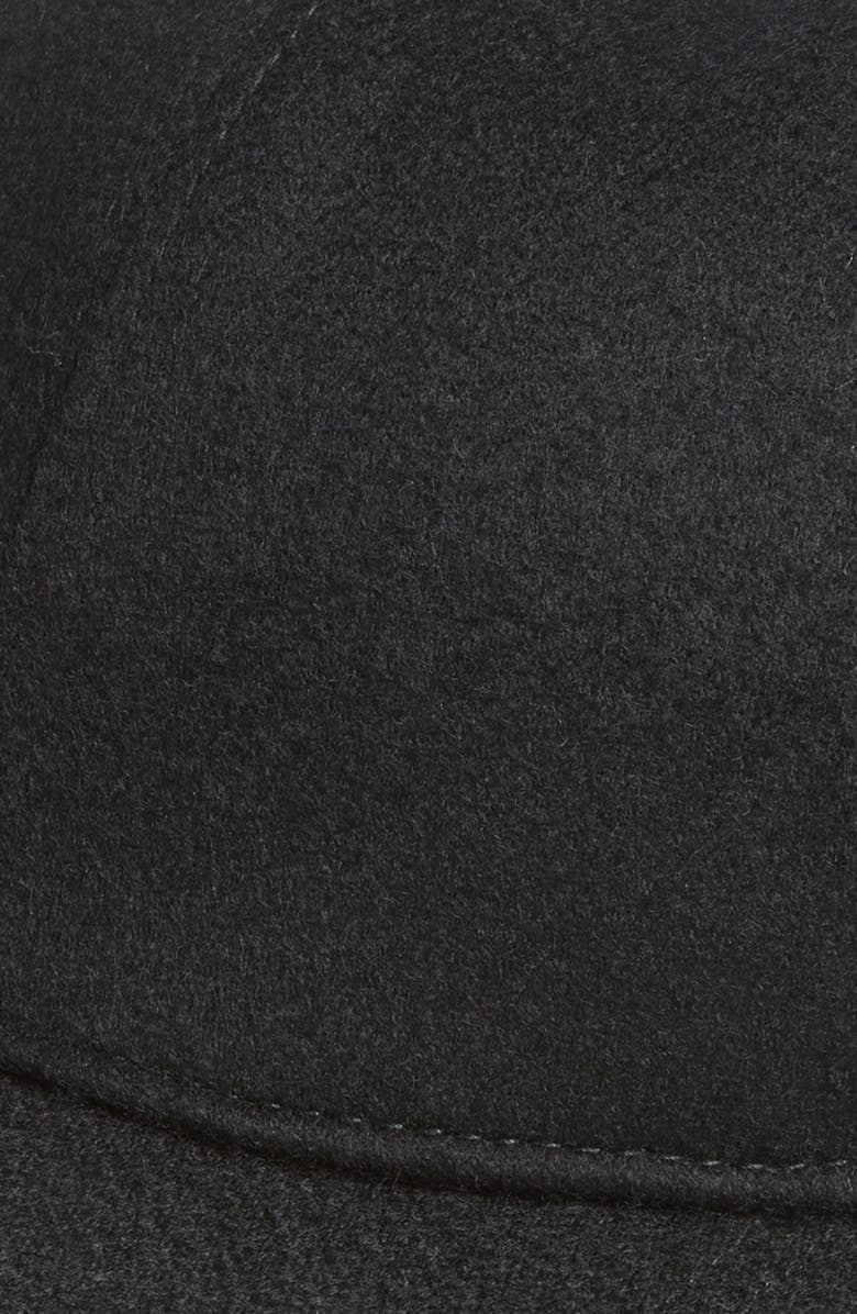 Vince Cashmere Baseball Cap, Alternate, color, Black