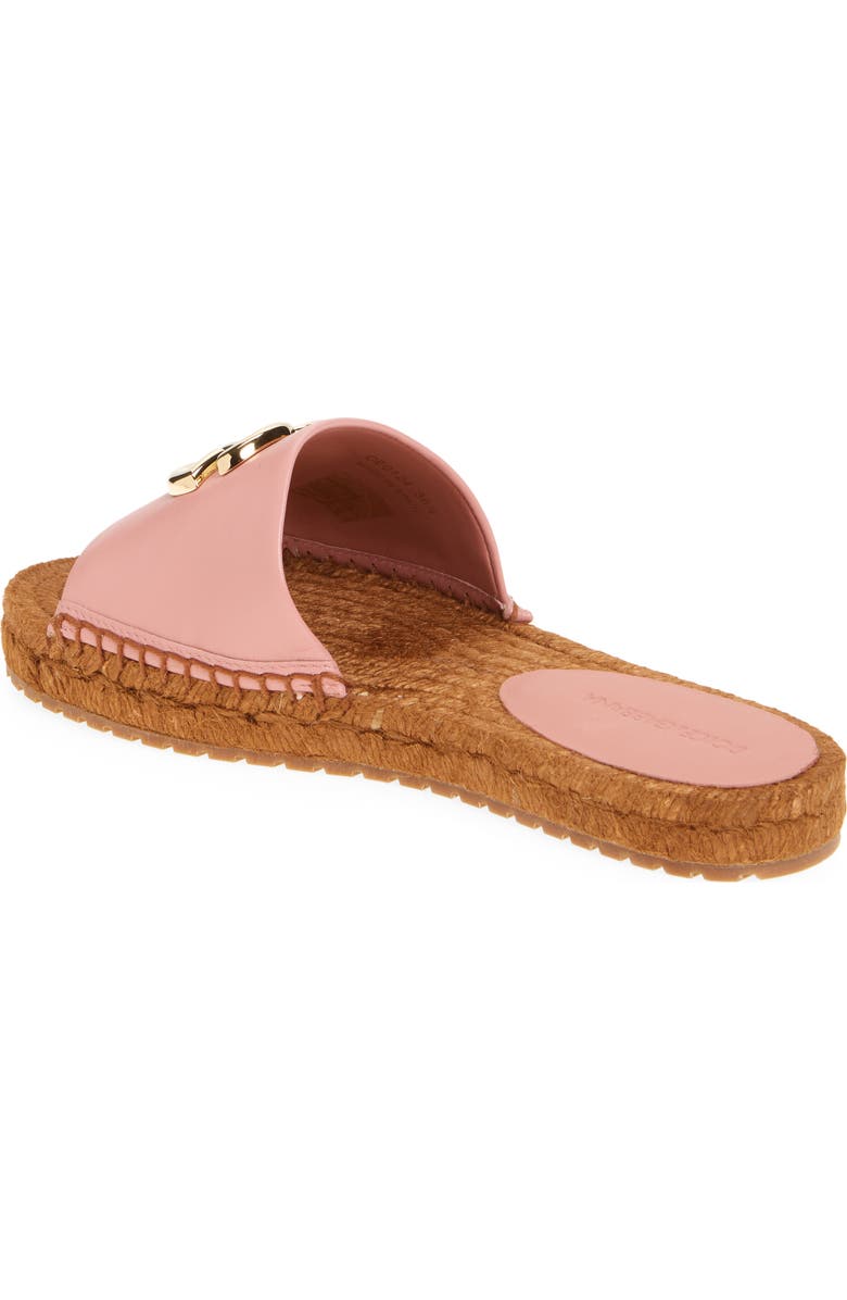 Dolce&Gabbana DG Logo Espadrille Flat Sandal, Alternate, color, Rosa