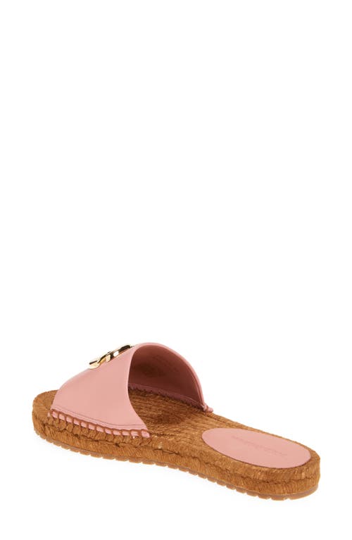 Dolce & Gabbana Dolce&gabbana Dg Logo Espadrille Flat Sandal In Rosa