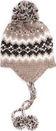 MUK LUKS Women's Chunky Trapper Knit Hat with Pom