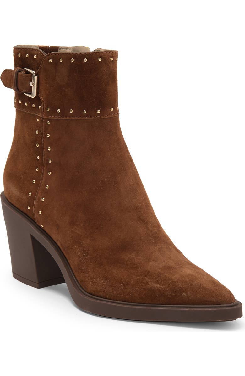 PAIGE Giselle Studded Block Heel Bootie, Main, color,