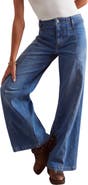 Free People Libre Front Yoke Wide Leg Jeans