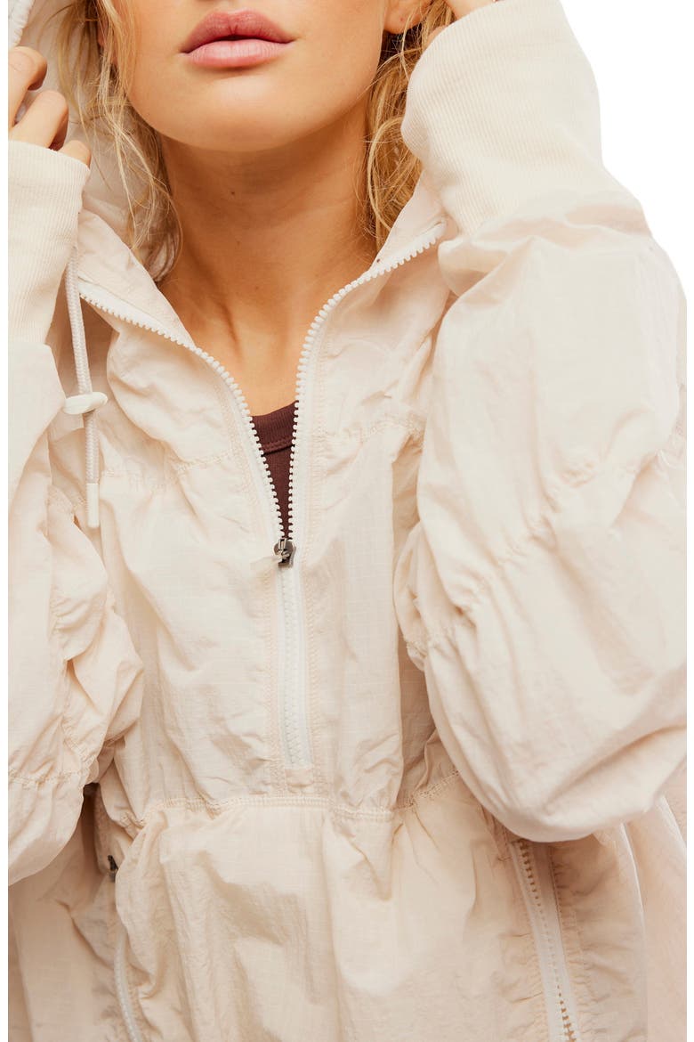 FP Movement FP Light Packer Water Resistant Hiking Pullover, Alternate, color, BLEACHED CLAY