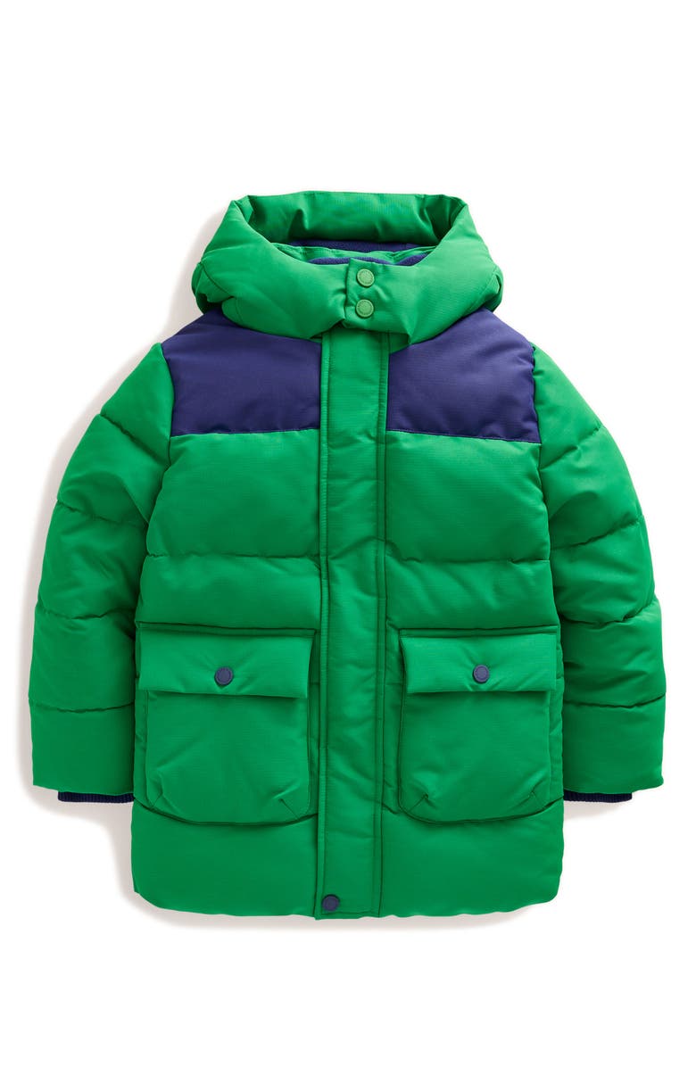 Mini Boden Kids' Fleece Lined Padded Coat, Main, color, 