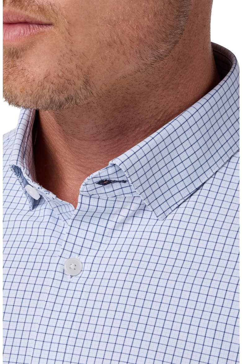 Leeward Performance Plaid Shirt, Alternate, color, MIDNIGHT NAVY FILBERT PLAID