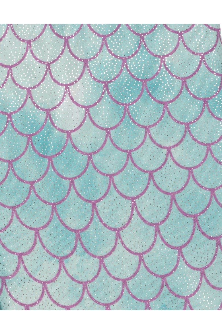 The Little Mermaid Princess Ariel Gymnastics Leotard and Shorts Set, Alternate, color, Teal Ariel