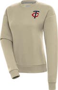 ANTIGUA Women's Antigua Khaki Minnesota Twins Victory Pullover Sweatshirt