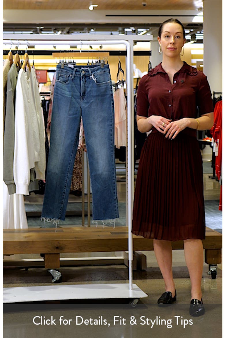 Soft-Tech Good Legs Raw Hem Ankle Straight Leg Jeans video