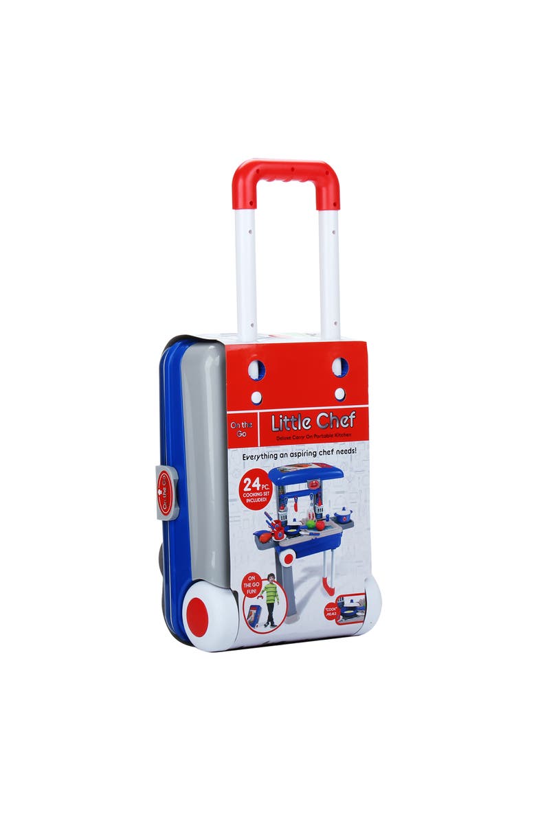 Kid Galaxy On The Go Carry On Pretend Play Cooking Set, Alternate, color, Multicolored