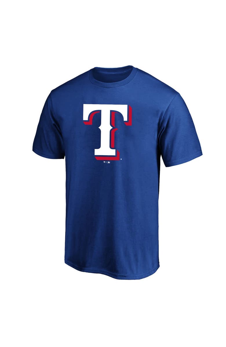 PROFILE Men's Profile Royal Texas Rangers Big & Tall Primary Logo T-Shirt, Alternate, color, 