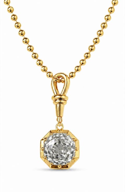 Foundry Georgian Rose Collet Necklace