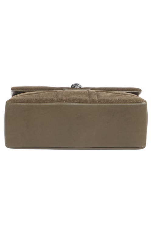 Kurt Geiger London Kensington Quilted Shoulder Bag In Gray