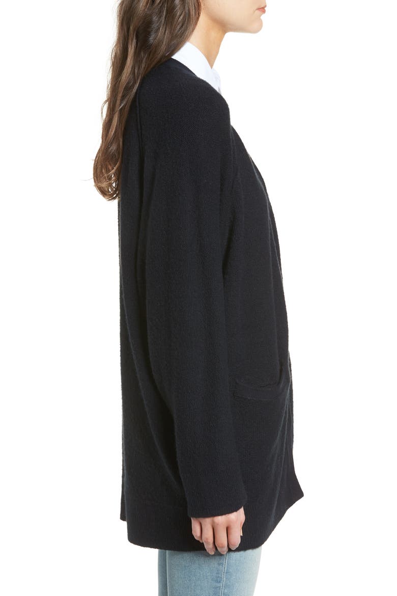 Treasure&Bond 'Throw On' Cardigan, Alternate, color, BLACK