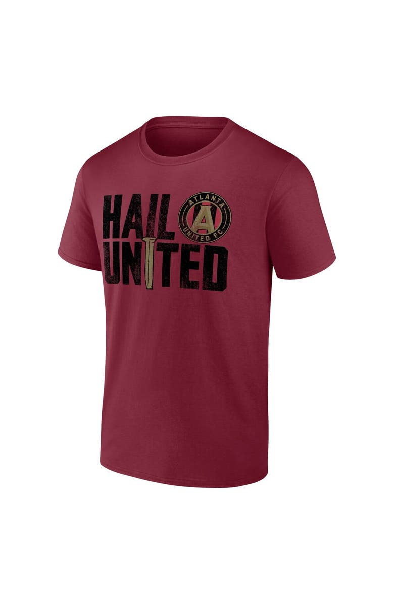 FANATICS Men's Fanatics Branded Red Atlanta United FC Iconic Team Chant T-Shirt, Alternate, color, Red