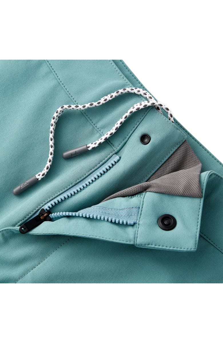 Myles Apparel Sutro Swim Trunk, Alternate, color, Green Gray