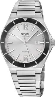 GEVRIL High Line Automatic Bracelet Watch, 43mm
