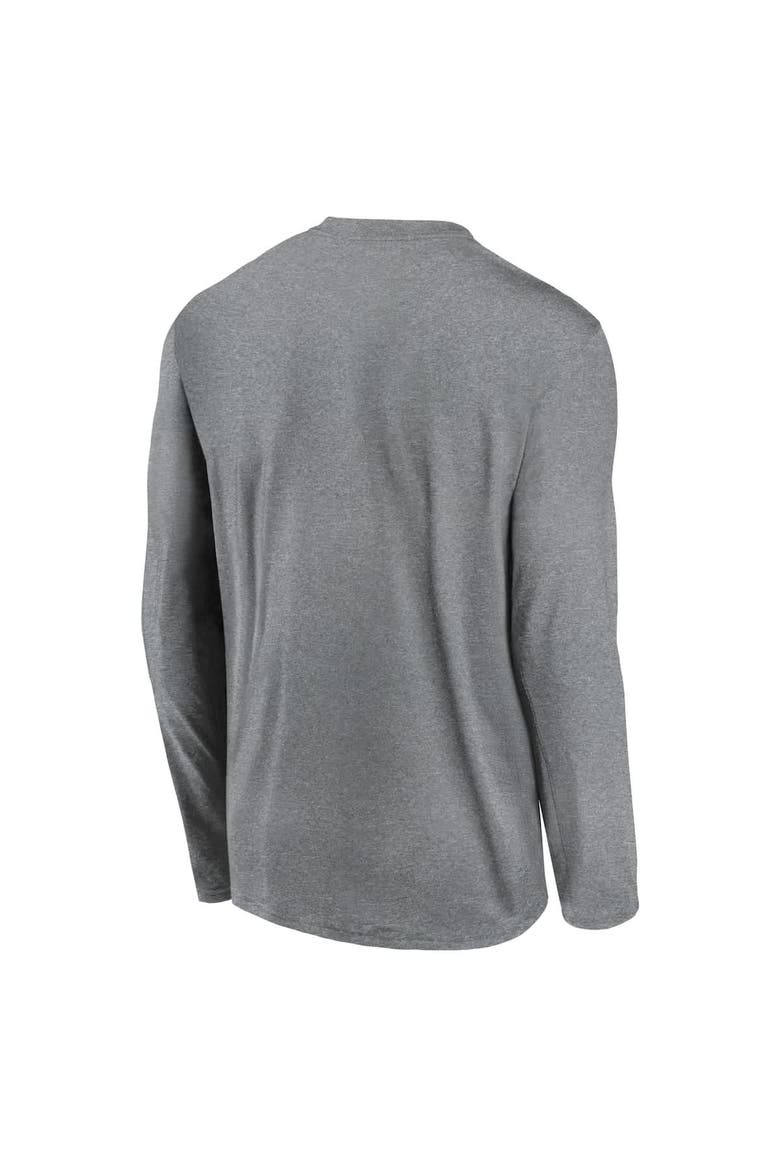 Men's Nike Heather Gray Cleveland Browns Legend Icon Long Sleeve T-Shirt, Alternate, color, Heather Gray
