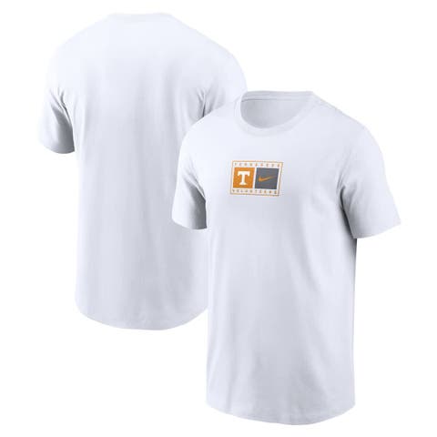 Men's Nike White Tennessee Volunteers Campus Logo Swoosh T-Shirt