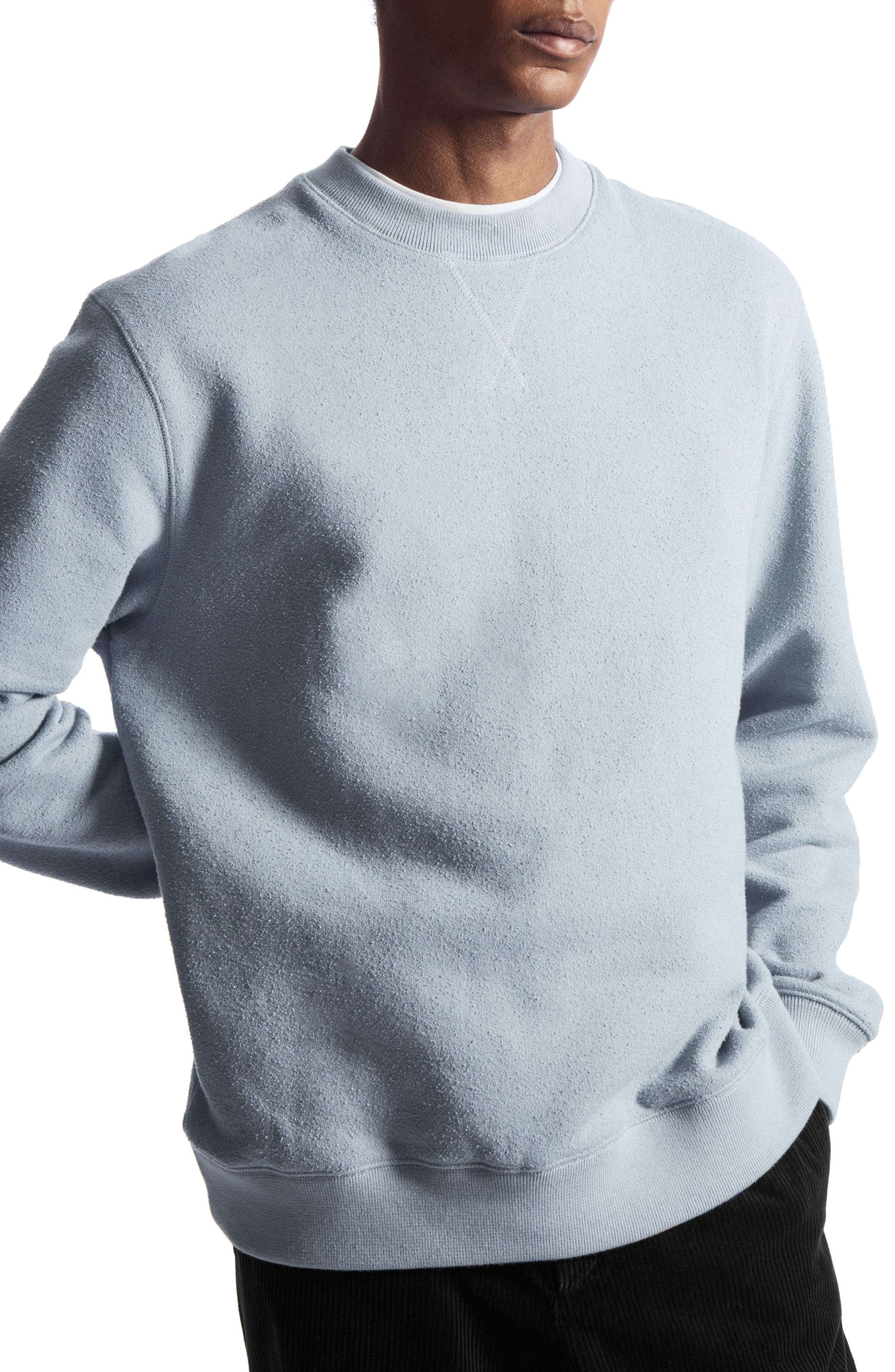 COS Relaxed Fit Textured Jersey Sweatshirt