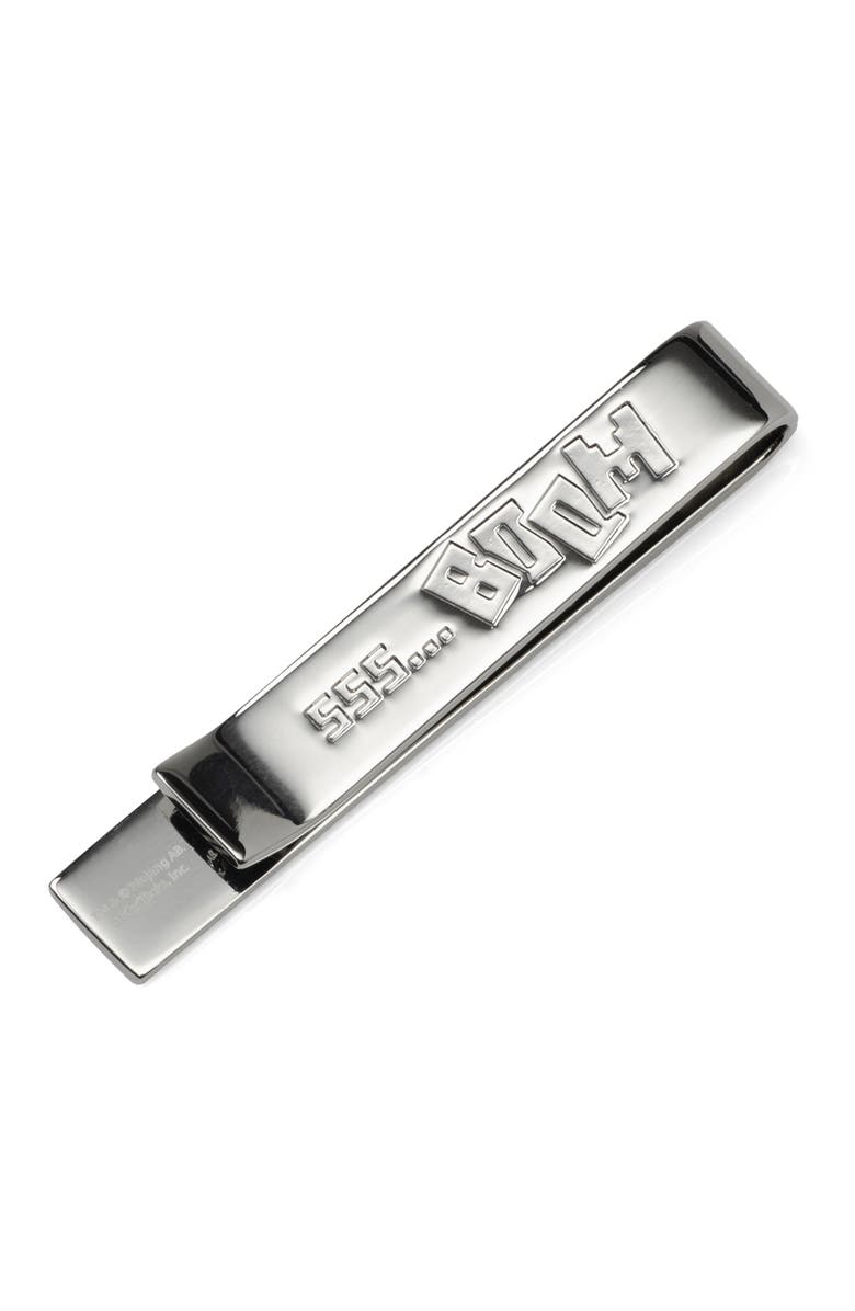 Cufflinks, Inc. Minecraft Creeper Hidden Message Bar Tie, Alternate, color, Silver