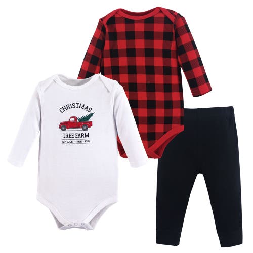 Hudson Baby Cotton Bodysuit And Pant Set In Multi