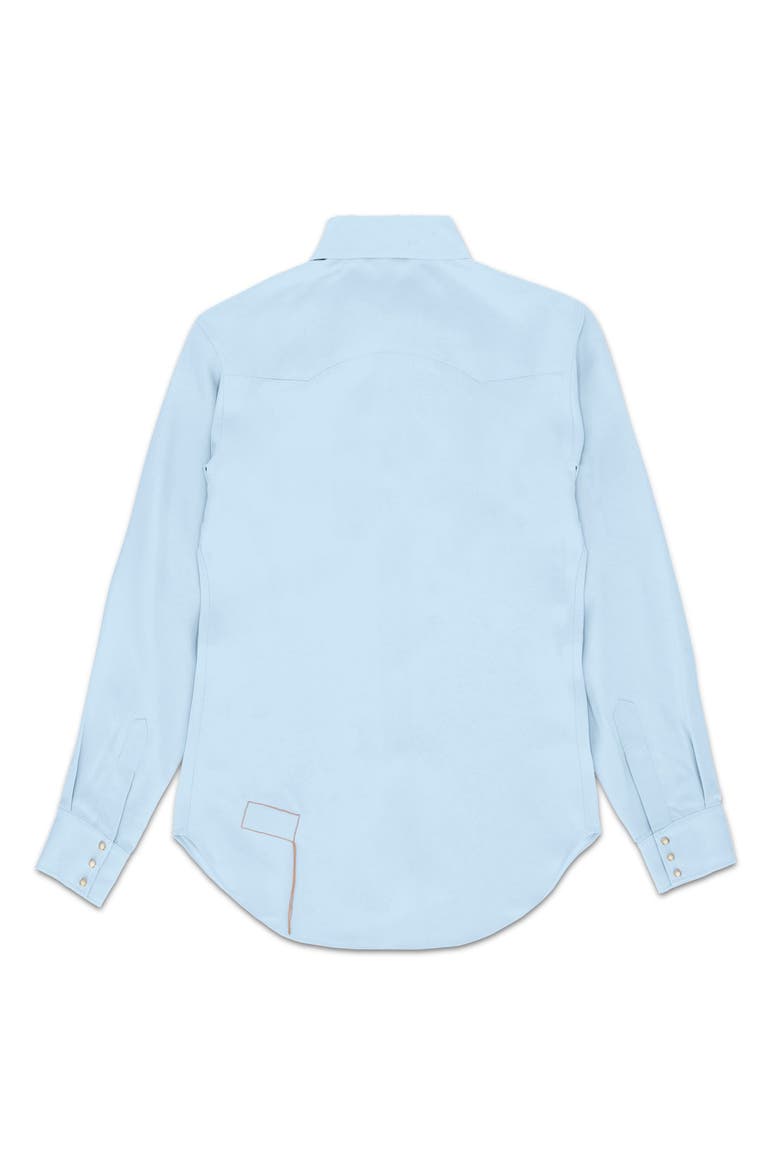 Toledo Silk Texan Shirt, Alternate, color, Light Blue