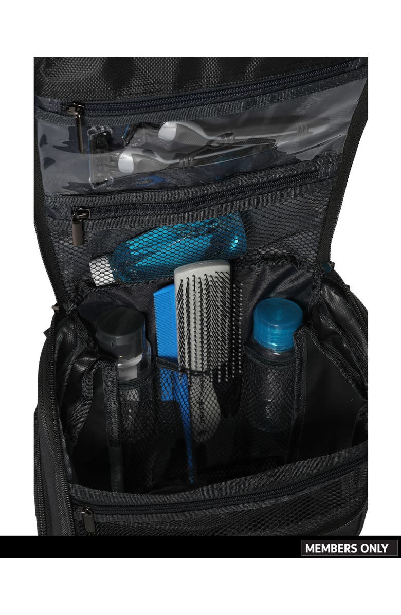 Members Only Expandable Travel Organizer Bag, Alternate, color, Black