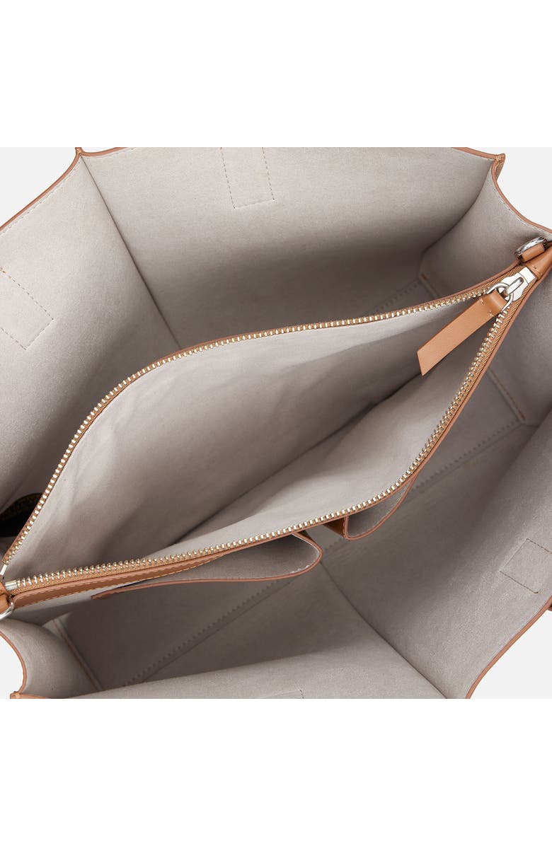 WE-AR4 The Industry Leather Tote, Alternate, color, Acorn