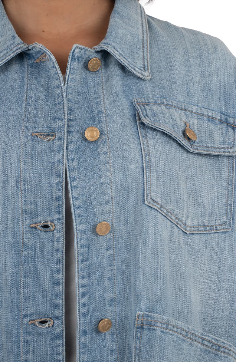 KUT from the Kloth Adelyn Denim Jacket, Alternate, color, Light Wash