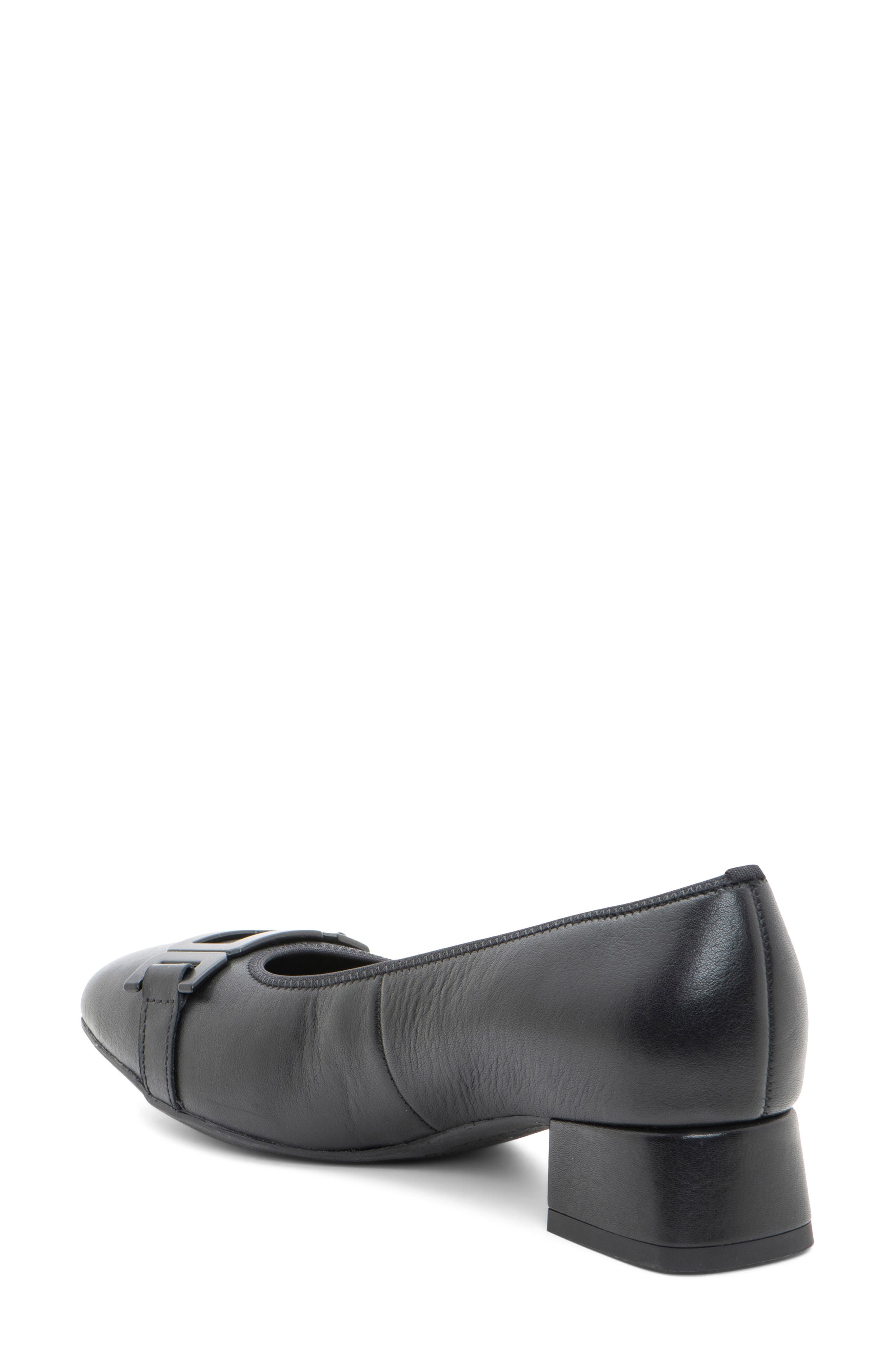ara Gallant 2 Pump, Alternate, color, Black/Leather