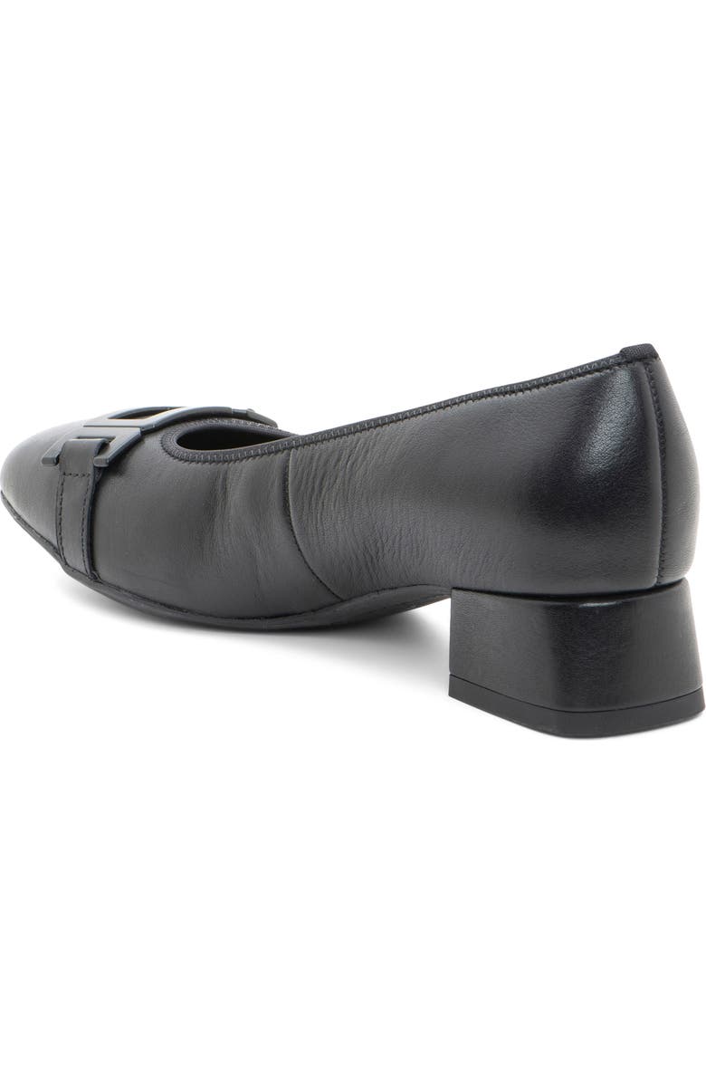 ara Gallant 2 Pump, Alternate, color, Black/Leather
