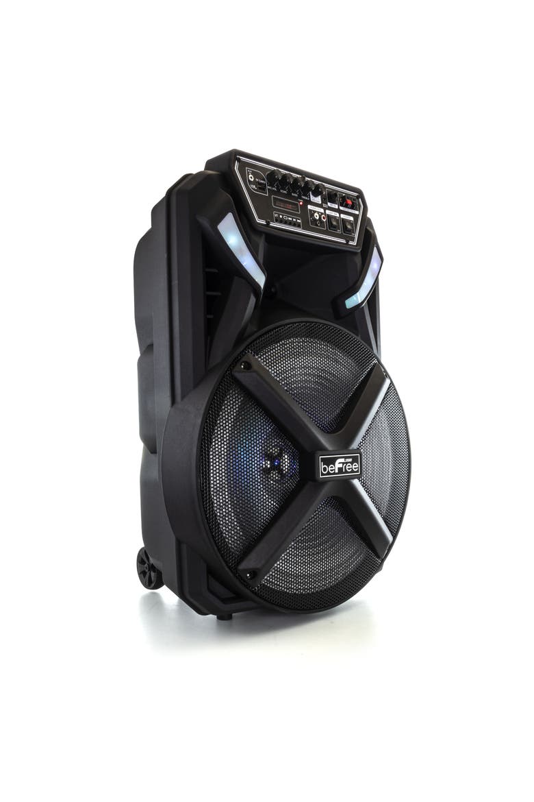 15 Inch Bluetooth Portable Rechargeable Party Speaker, Alternate, color, Black